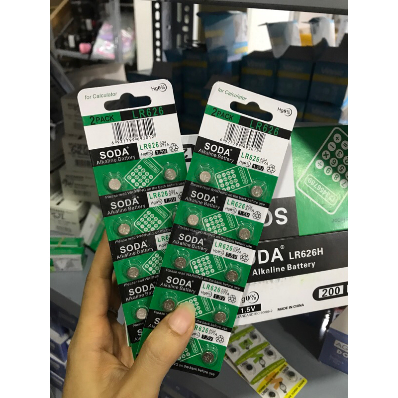 Combo แบตเตอรี่ 5 แพ็ค 626 L626F AG4 SR626SW SR626 377 LR626W - L626F สําหรับนาฬิกาข้อมือ