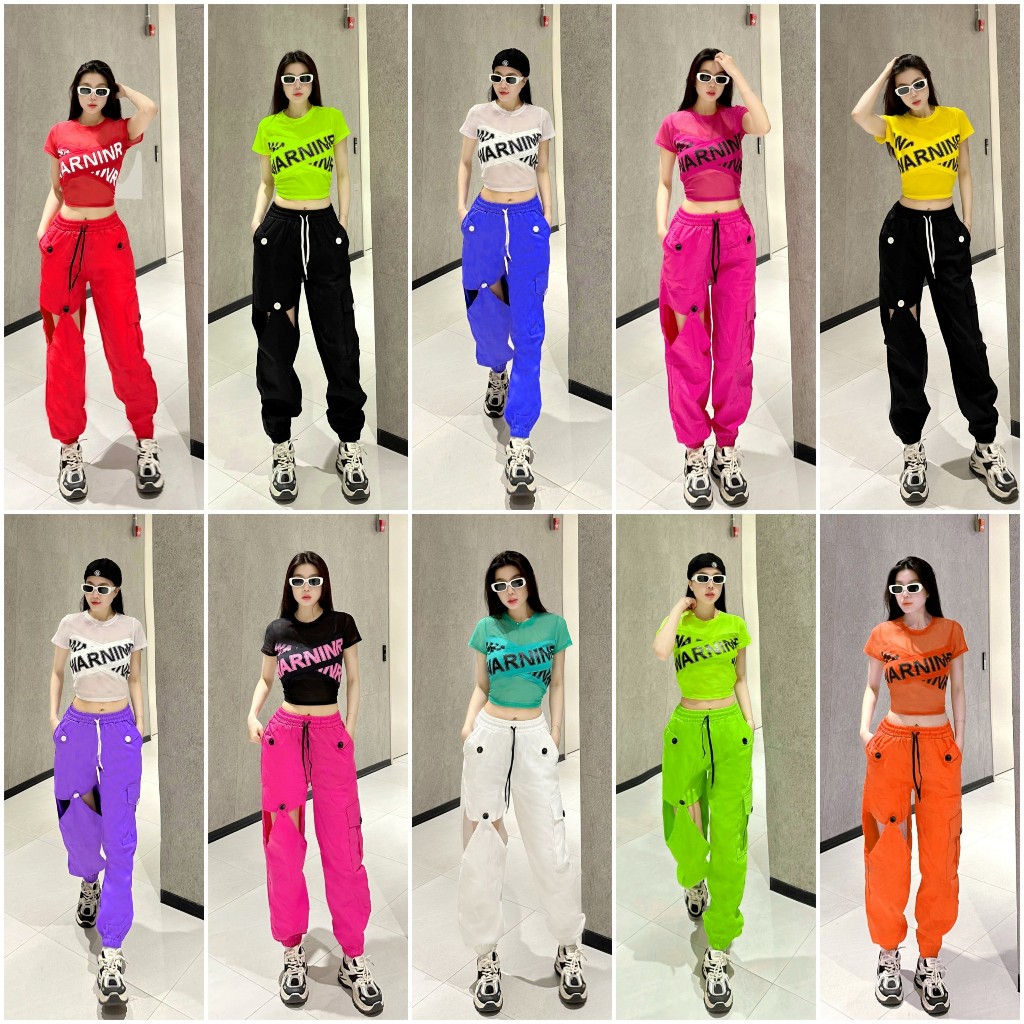 ชุดกางเกง War OPEN-Thigh สําหรับ Zumba, Gym, โยคะ, แอโรบิก, ฟิตเนสของผู้หญิง
