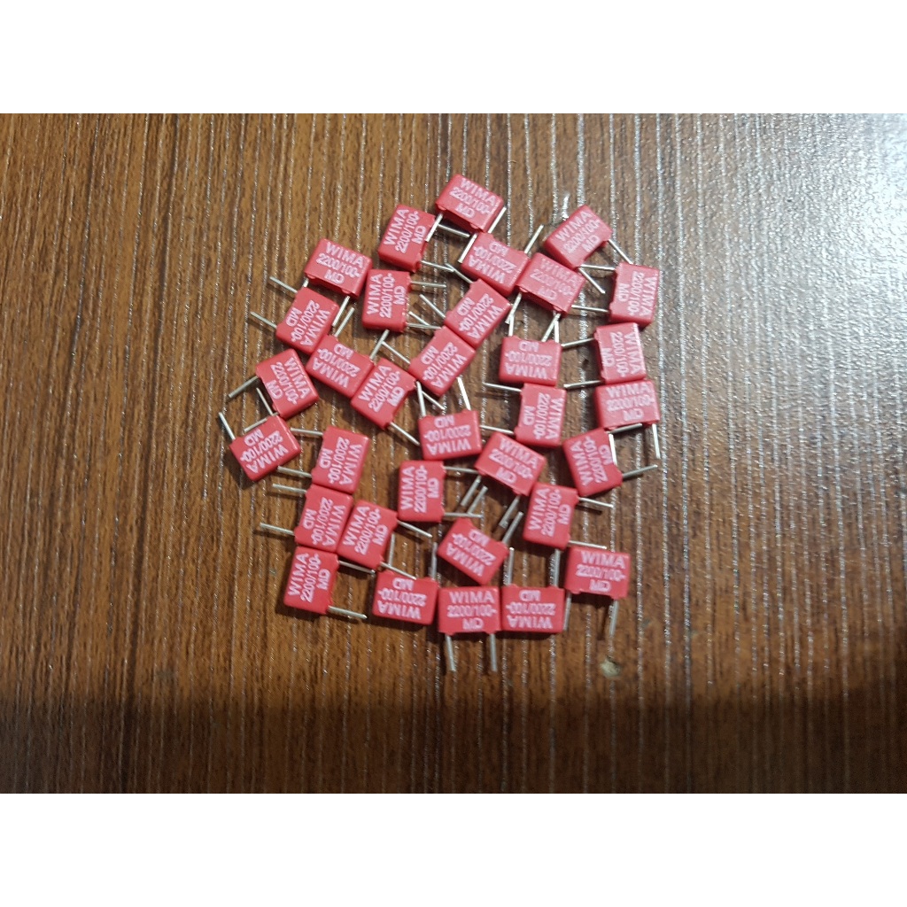 Wima คาปาซิเตอร์ FKP2 2.2nF 2200pF 222 - 100v