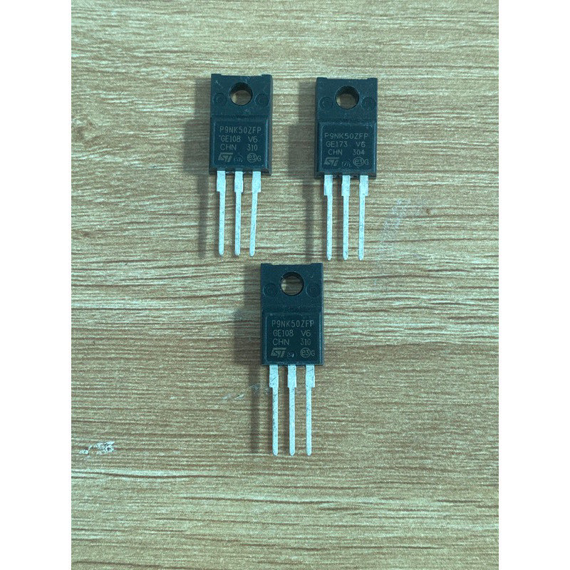 P9NK50ZFP, STP9NK50ZFP, P9NK50 N-channel Mosfet 7.2A 500V TO-220FP(5con)