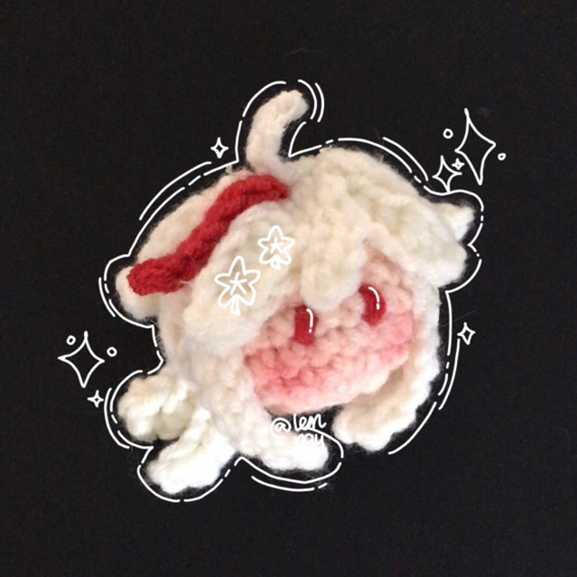 [ KAZUHA ] พวงกุญแจโมจิขนสัตว์ Kaedehara Kazuha - Genshin Impact