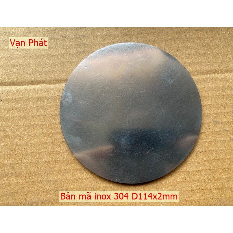 จานกลมสแตนเลส 304 D114x2mm