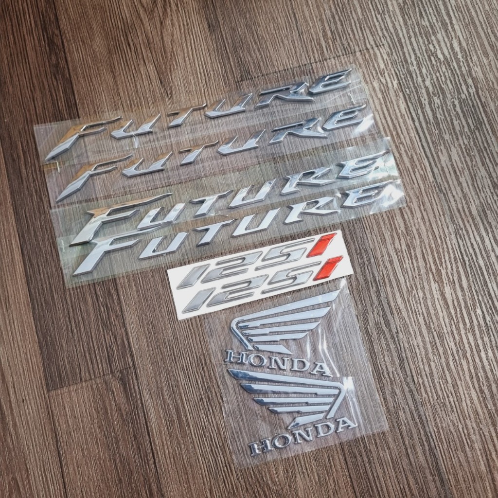 ชุดแสตมป์ลายนูน FUTURE 125i พร้อมปีกนกและสติ๊กเกอร์ Fu อ้วน Fu led วัสดุพลาสติกแข็งเคลือบเงา ครบชุด ราคา ถูกที่สุด ดีลบีเคเค แกลเลอรีภาพที่ 4
