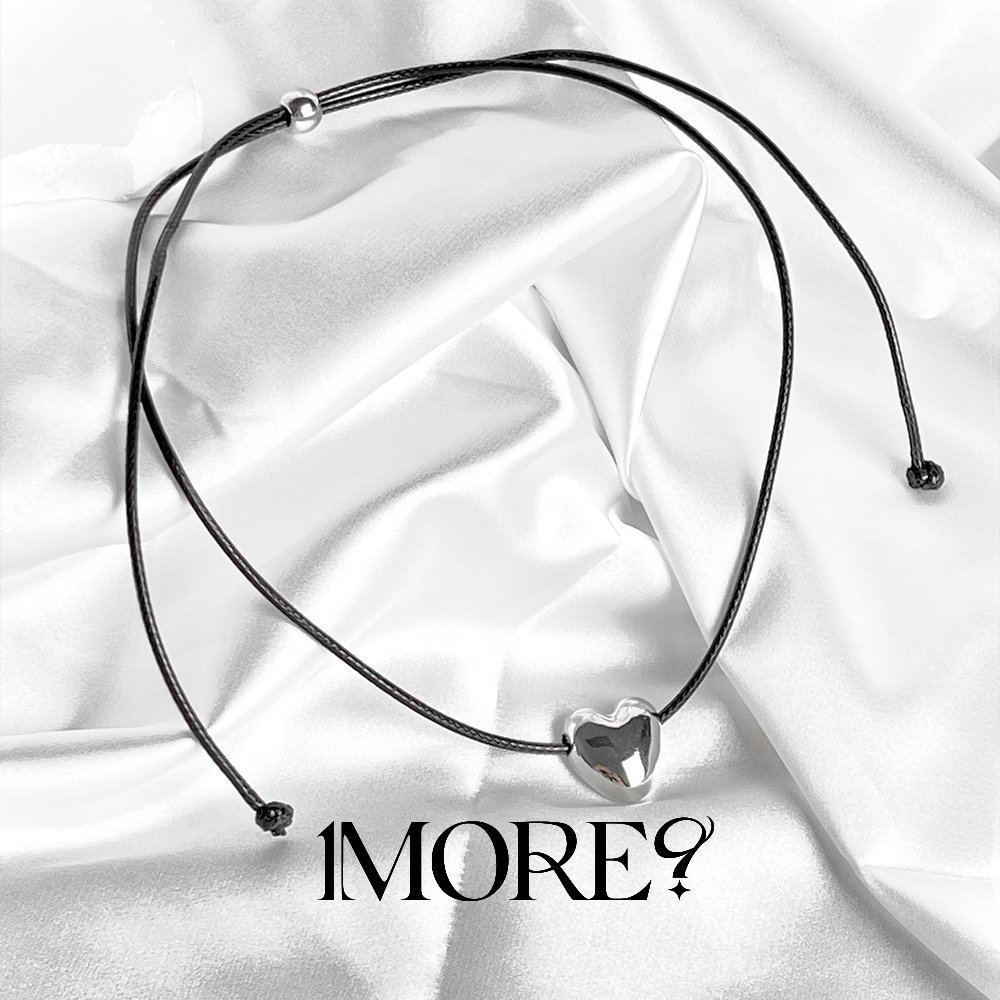 1MORE สร้อยคอโชคเกอร์หัวใจแฟชั่นสําหรับผู้หญิง J2032