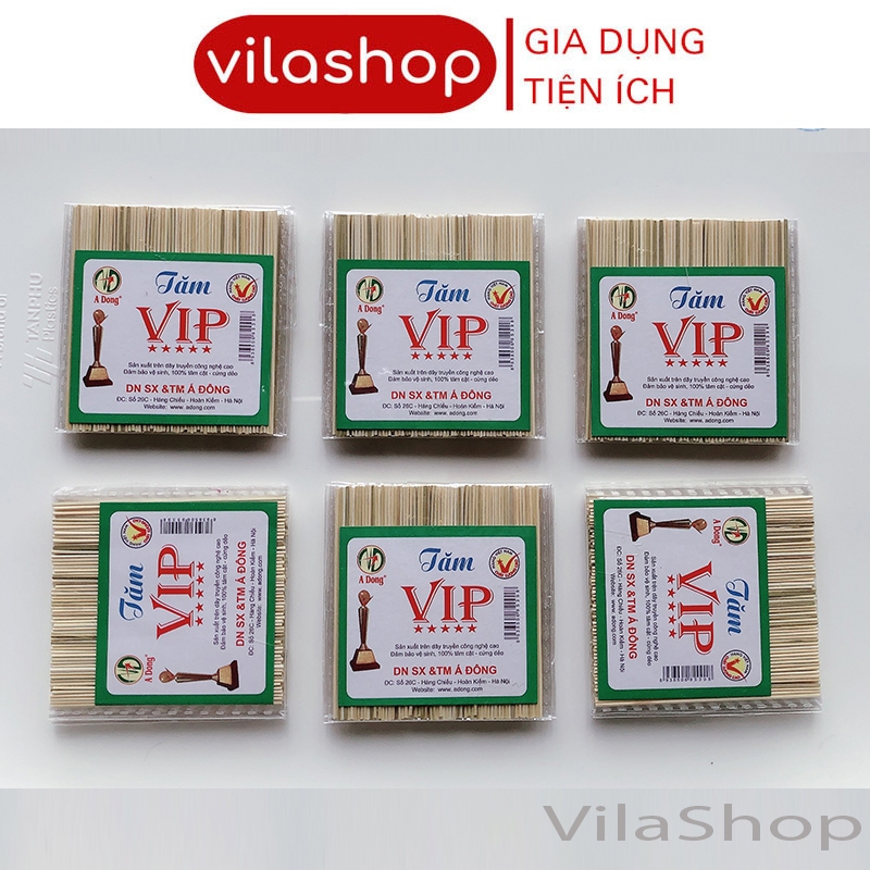 คอมโบไม้จิ้มฟัน Dong A Vip 30 แพ็ค, ไม้จิ้มฟันไม้ไผ่เวียดนาม ผลิตเมื่อสายส่งไฮเทคที่ปลอดภัย