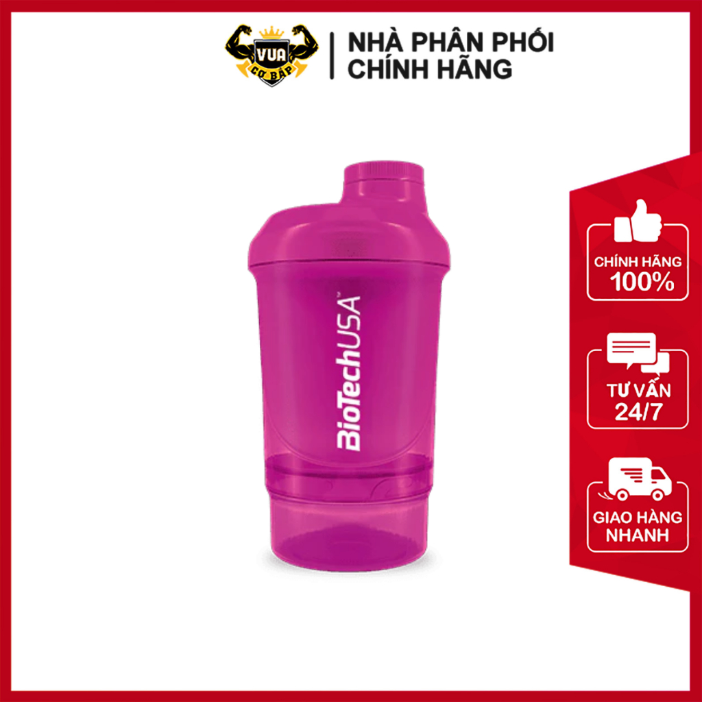 Biotechusa Wave Nano Shaker Gym ขวดน้ํา 300ml(+150ml)