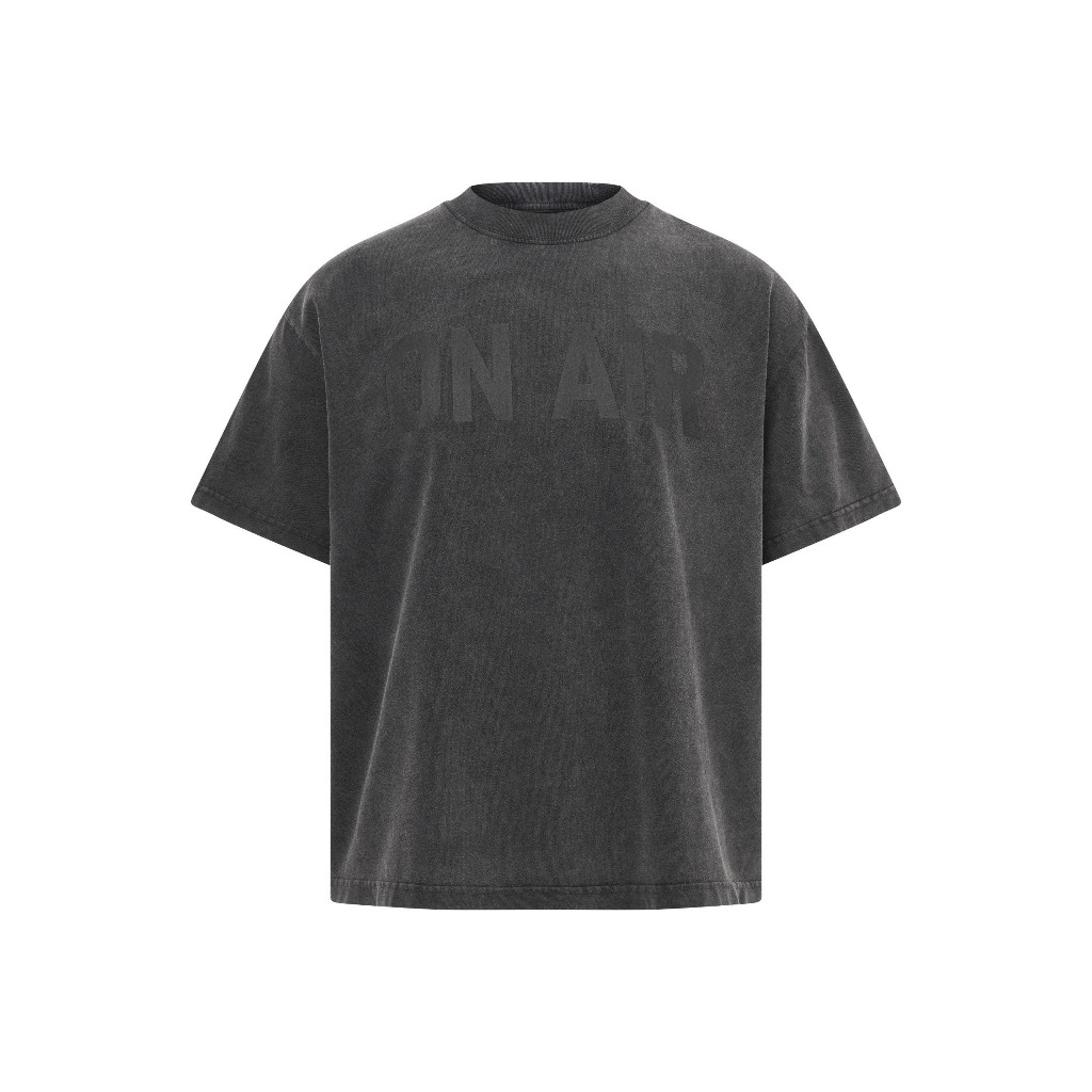 เสื้อยืด Dimoir Washed "On Air" สีเทา