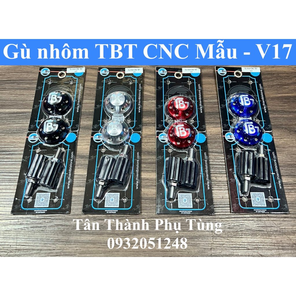 TBT CNC อลูมิเนียมโคก - รุ่น V17 อุปกรณ์ตกแต่งรถมอเตอร์ไซค์