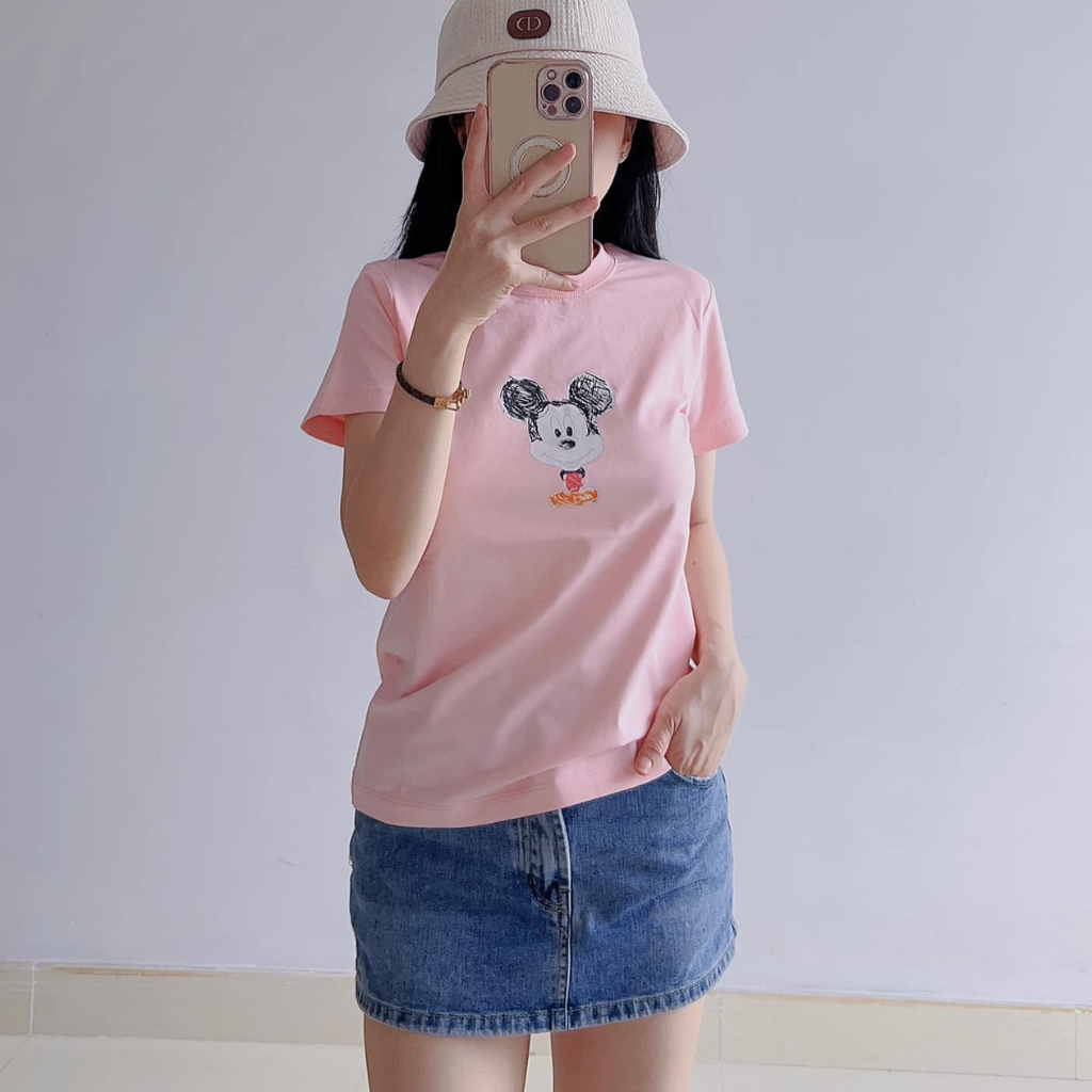 เสื้อยืด Babytee ATB019 คอกลม แขนสั้น นุ่ม ลื่น ผ้าคอตตอนเกาหลี 4 ทาง