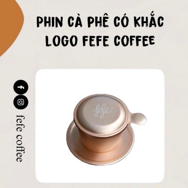 เครื่องจ่ายกาแฟพร้อมโลโก้กาแฟ FEFE ENGRAVED