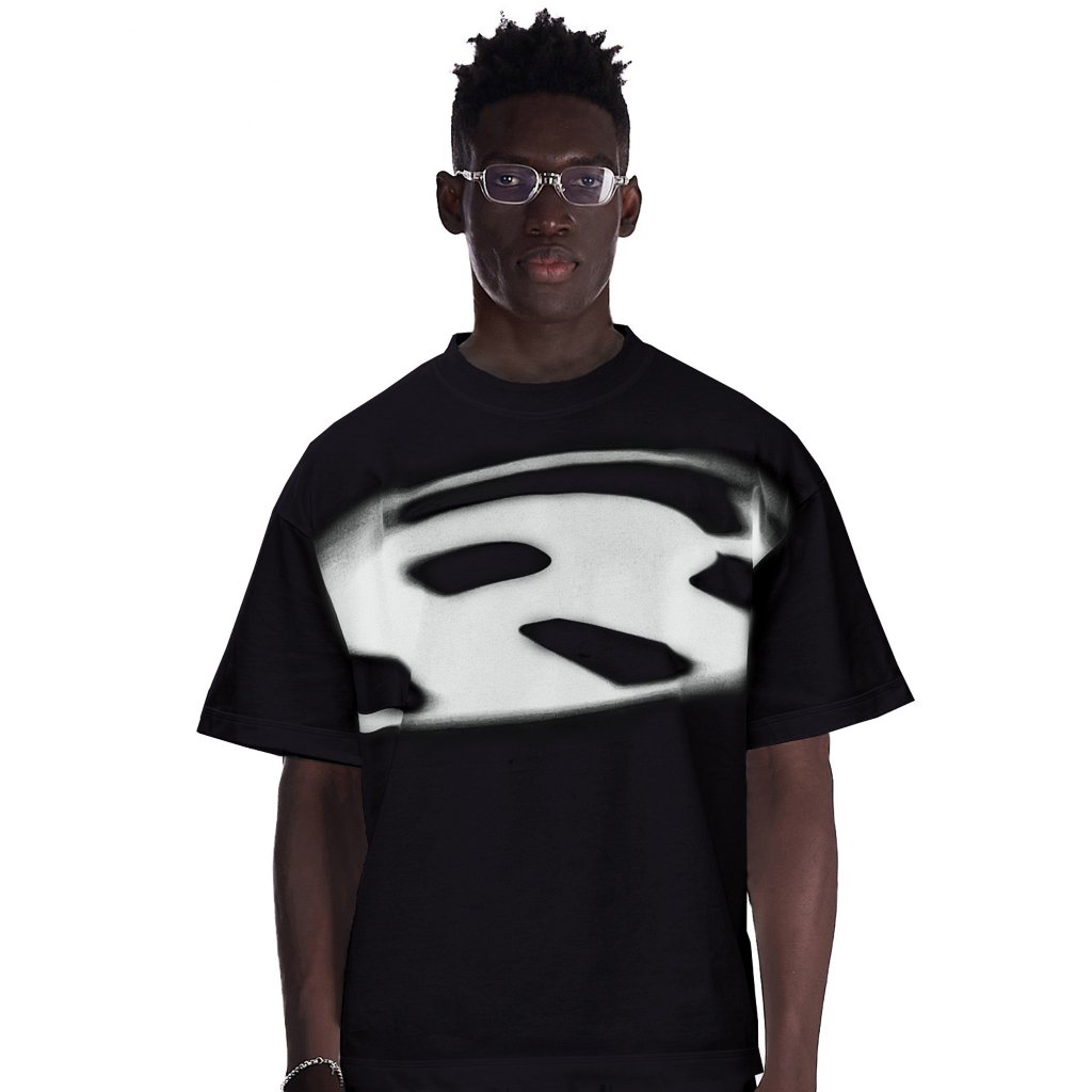 RVB TILTED STAR เสื้อยืด Boxy สีขาว