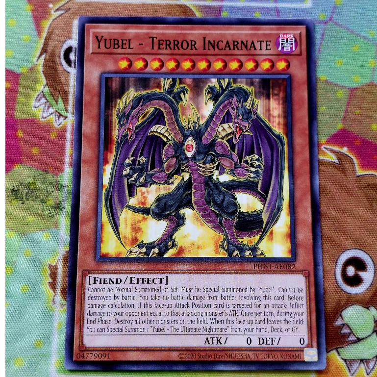 [ Peanut ] การ์ด Yugioh AE Yubel - Terror Incarate ทั่วไป