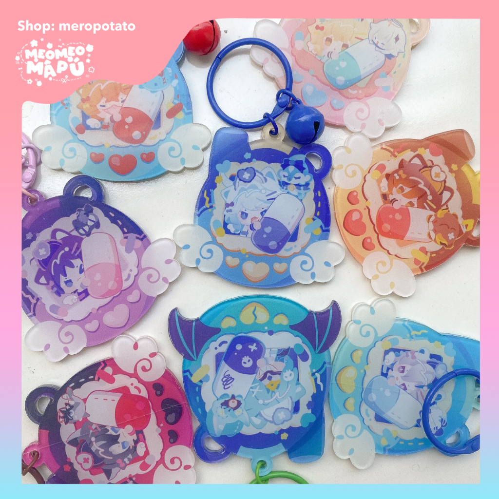 - พวงกุญแจ Tamagotchi Genshin Impact/พวงกุญแจ