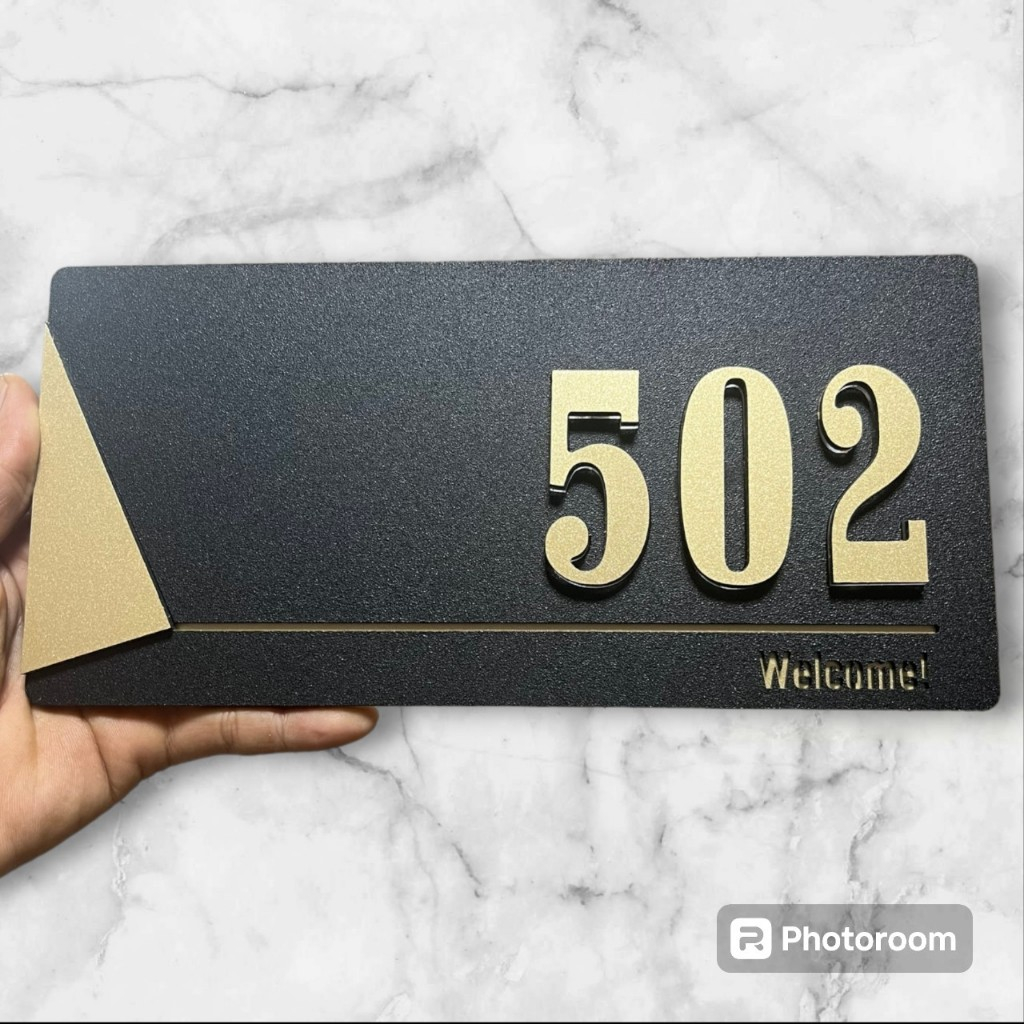 จานแถวห้อง, ALU LUXURY, MICA HOTEL ROOM NAME PLATE