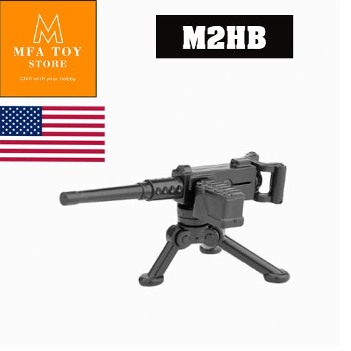 ของเล่นประกอบกองทัพ Swat โมเดลของเล่น - มาพร้อม M2HB no.443