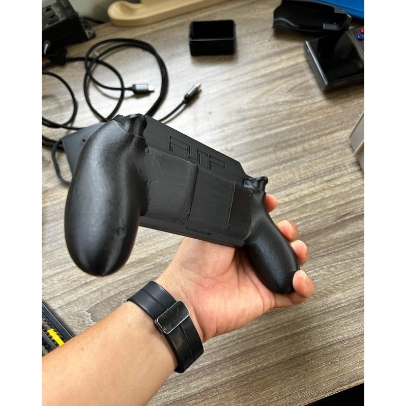 เคส Grip มือถือตามหลักสรีระศาสตร์สําหรับ PSP 1000 (FAT) ช่วยเล่นเกมเป็นเวลานานโดยไม่เมื่อยล้ามือ พิมพ์ 3d คุณภาพสูง - p45