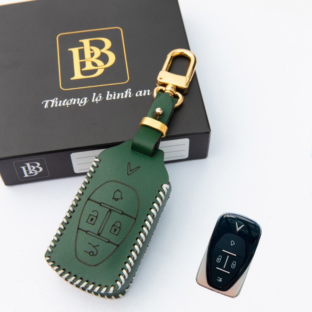 VINFAST VF6 VF7 VF8 VF9 Leather Car Key Case 2024 กุญแจใหม่ หนังวัวคุณภาพสูง 2 ปี Boabay