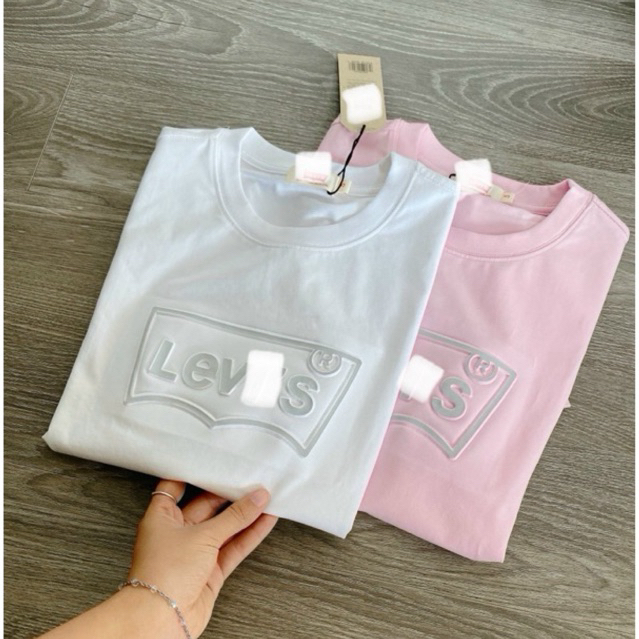 Lv Womens Unisex Loose T-shirt Cotton 100% สินค้าสวยและของแท้