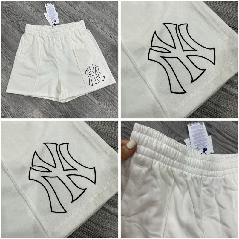 Fashion yankees Logo กางเกงขาสั้น MLB สําหรับผู้หญิง
