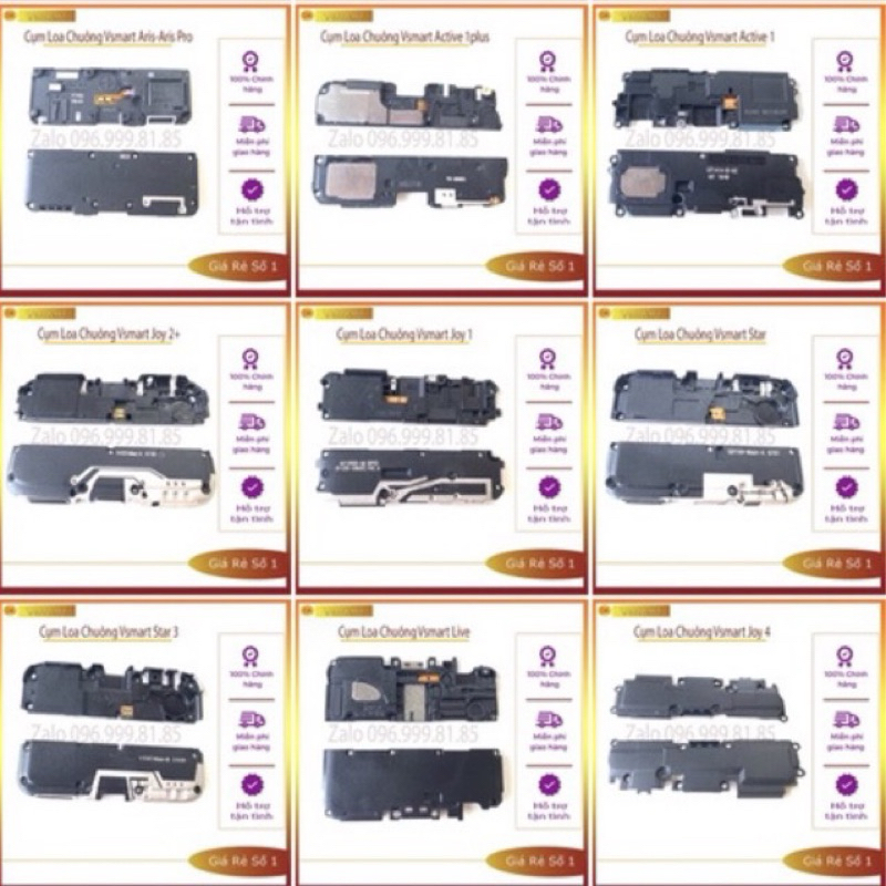 Vsmart Speaker Assembly Aris_ArisPro/Star3/Live4/Joy3/Live/Joy2 plus/Bee../Joy1_S1/Joy1+/Active 1+/A