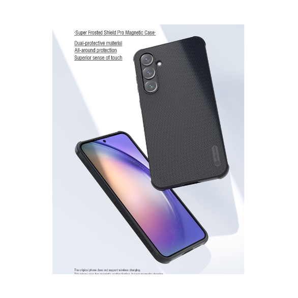 เคส Nillkin สําหรับ Samsung Galaxy A55 (สีดํา) Nillkin hard PC พร้อมขอบยืดหยุ่นกันกระแทก