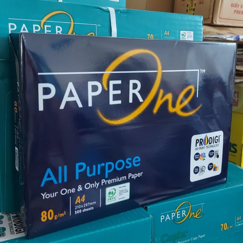 [ของแท้] Paper One A4-80 แกรม กระดาษพิมพ์ ผลิตในอินโดนีเซีย