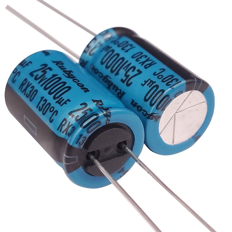 Rubycon Capacitor 1000uF 25V - ของแท้