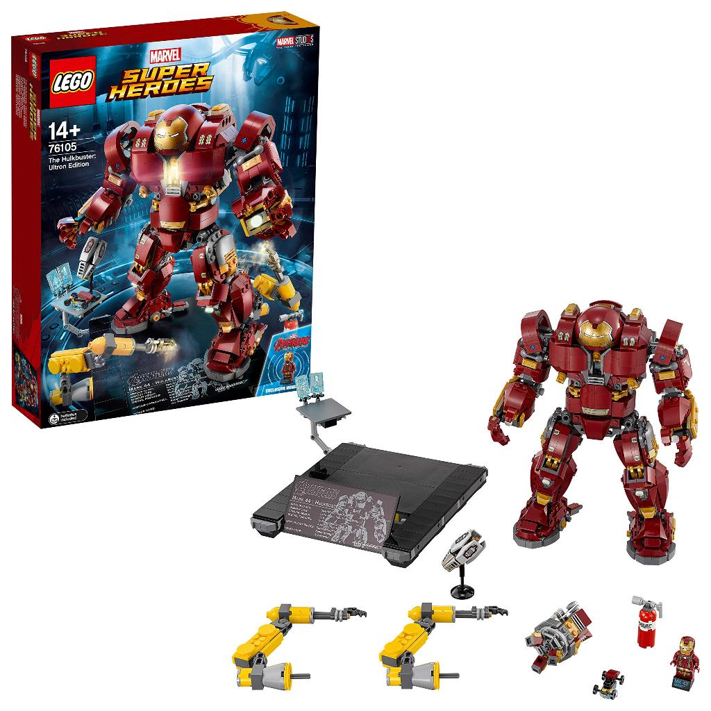 [HOT - ANTIQUE] ของเล่นประกอบ The Hulkbuster: Ultron Edition 76105 - หุ่นยนต์ Ultron