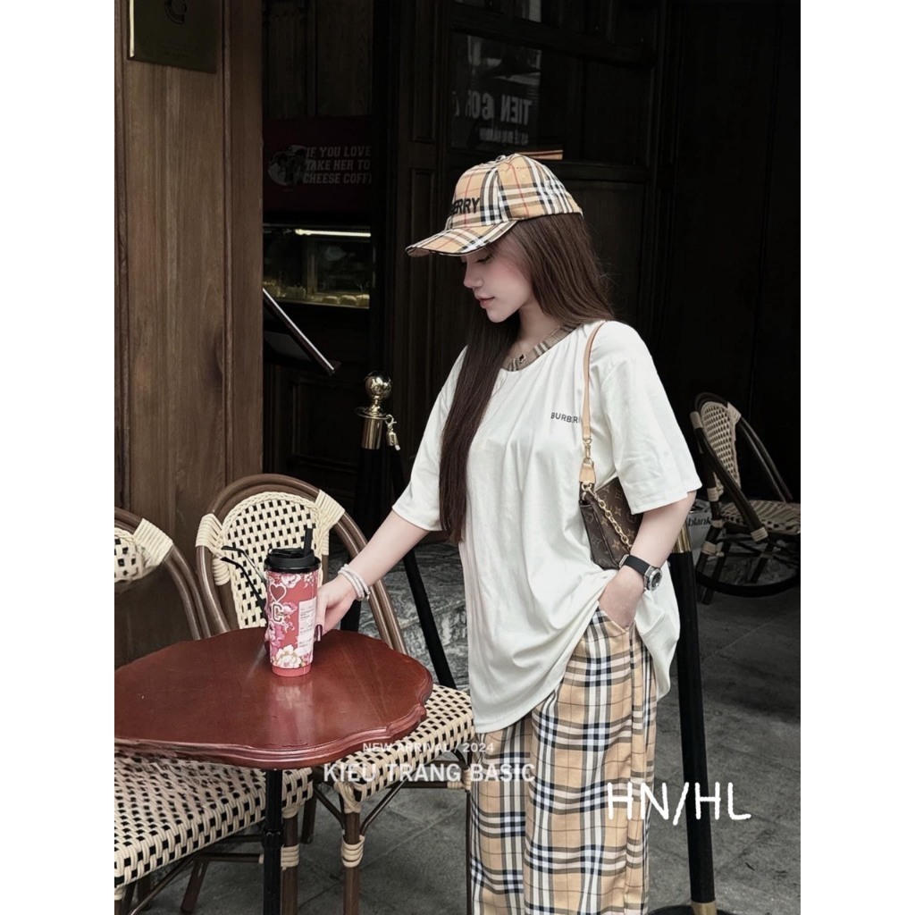 BBR ชุดเสื้อยืดพิมพ์ลายคอปก สินค้าดีไซเนอร์สุดหรูสุด