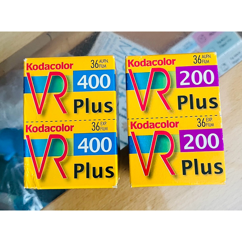 Combo PACK 2 ROLLS KODAK VR Plus 200 36exp date 04/2027 ฟิล์ม 35mm ฟิล์มวันหมดอายุ