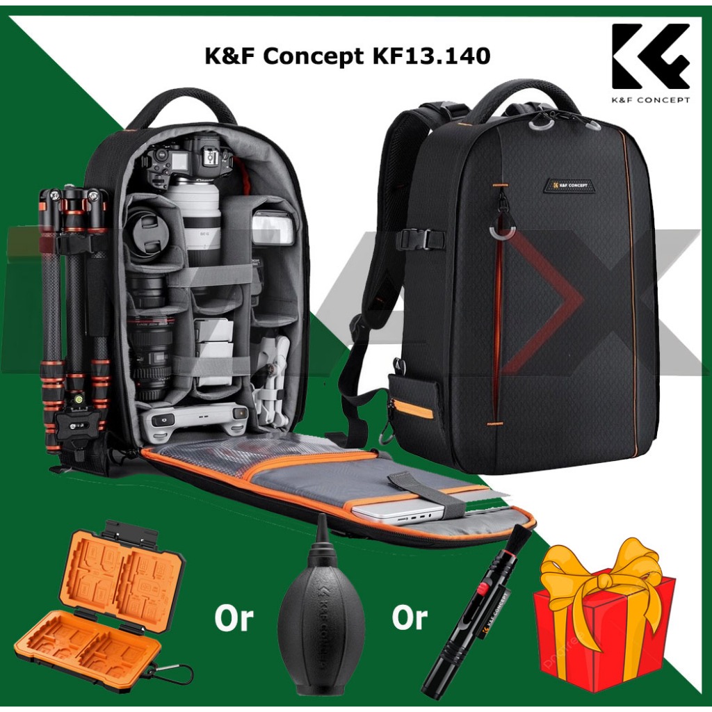 Camera Backpack K &amp;F Concept Camera - KF13.140 ( ของแท ้ 🏠 + ของขวัญ