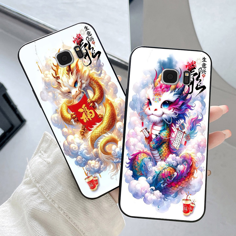 เคส Samsung s6 / ss s6 edge / ss s7 / ss s7 edge พร้อมพิมพ์ลายมังกรเด็กน่ารัก