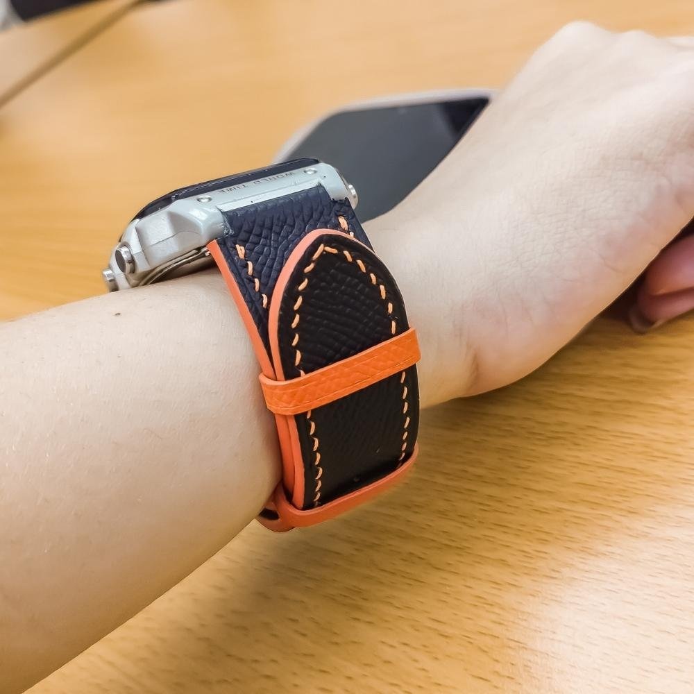 สายนาฬิกาหนัง Casio AE1200 WHD ทําจากหนัง epsom คุณภาพสูง พร้อมล็อคและกล่องสลัก เครื่องมือเปลี่ยนสาย