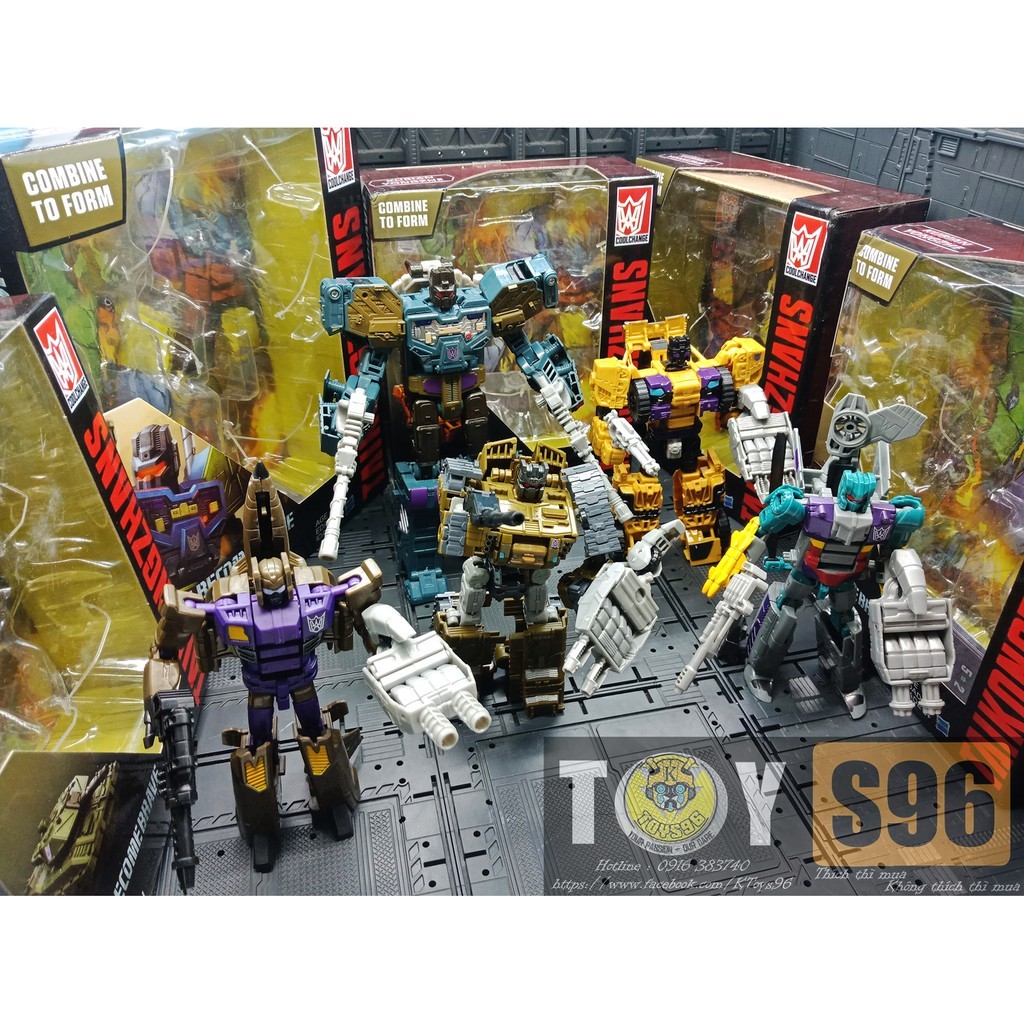 Transformer G1 Bruticus Mini Model (รวมจากหุ่นยนต์เล็ก 5 ตัว)