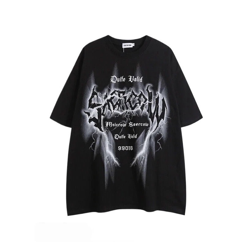 เสื้อยืดผู้ชายและผู้หญิงพิมพ์ลาย 3D พิมพ์ลายหน้าหลัง เท่ๆ unisex AP202