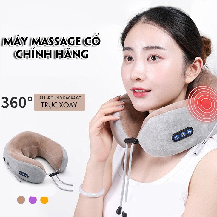 สะดวก หมอนนวดคอรูปตัวยูและเข็มขัดนวดคอไหล่ ว-808 LMS