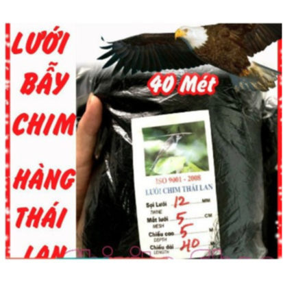 Bird TRAP NET ที่มองไม่เห็นจาก 10m-60m-สูง-5m-All-5cm Type