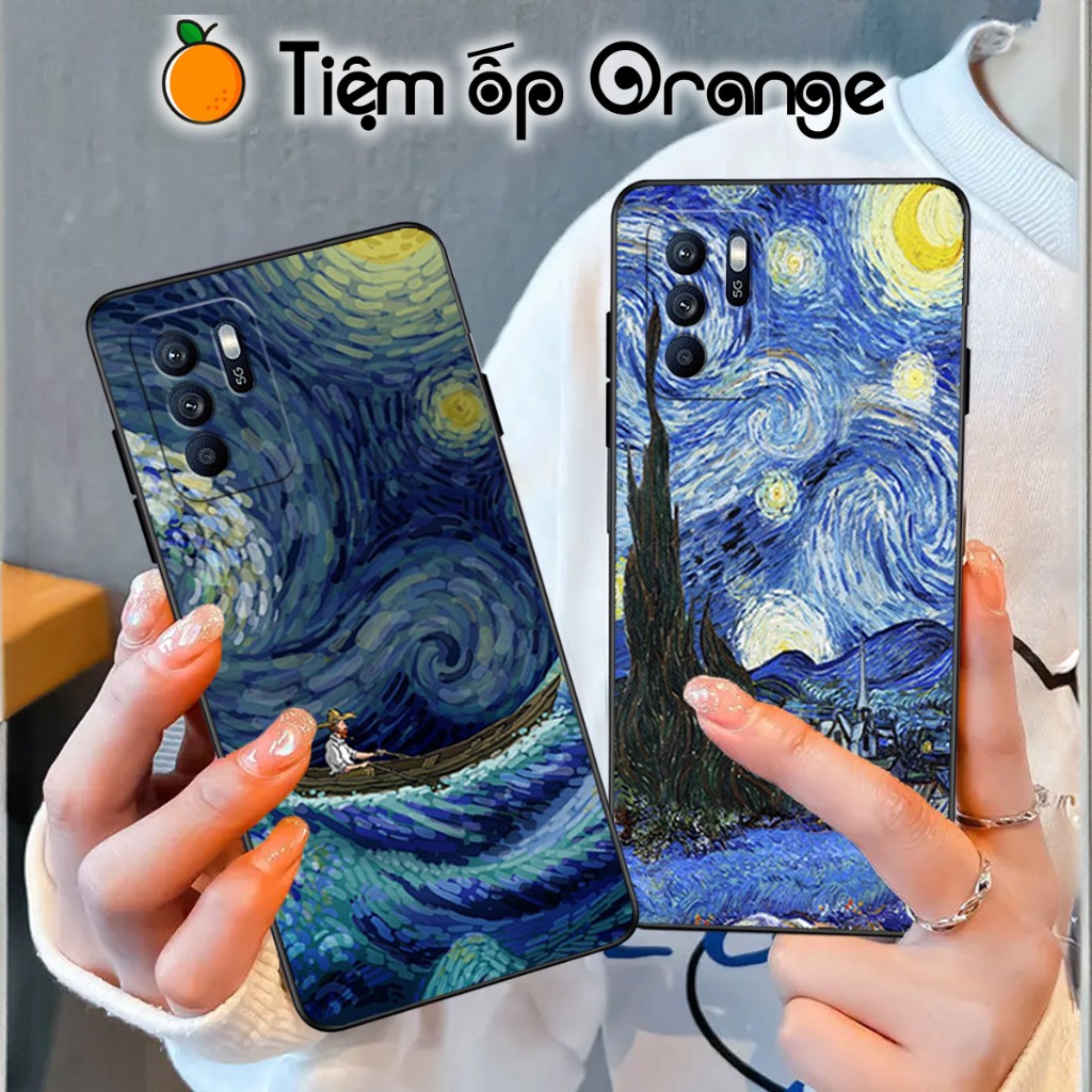 เคส Oppo Reno6 Z 5G / Reno 6Z 5G - เคส Oppo พร ้ อมภาพวาดสีน ้ ํามัน , Van Gogh