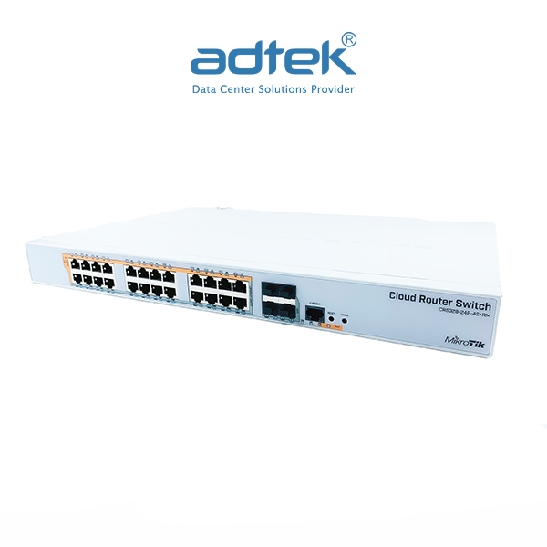 Thiết Bị Mạng MikroTik CRS328-24P-4S+RM - Hàng Chính Hãng