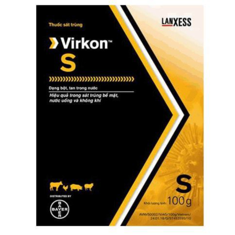 [ราคาถูก] Virkon S (100g) ฆ่าเชื้อบาร์และบ้านสัตว์เลี้ยง