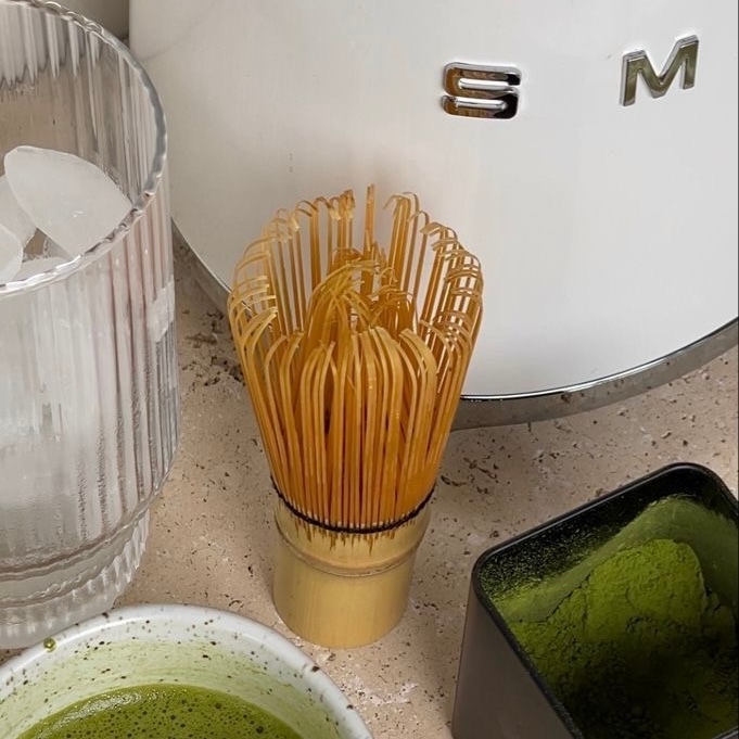 แปรงไม้ไผ่ CHASEN พร้อม MATCHA 80 FIBERS - 100 เส้นใย - เส้นใย 120 เส้น - SHIN CHASEN