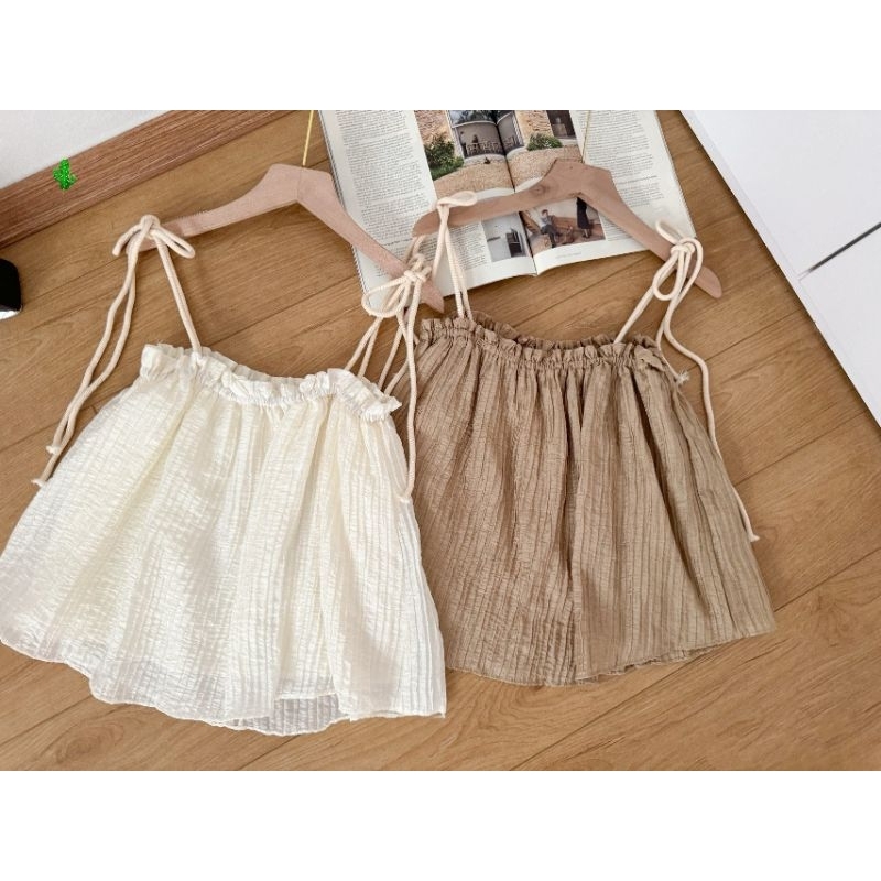 Pc alohashop91 เสื้อกล้ามโฟมโบว์หลากสี