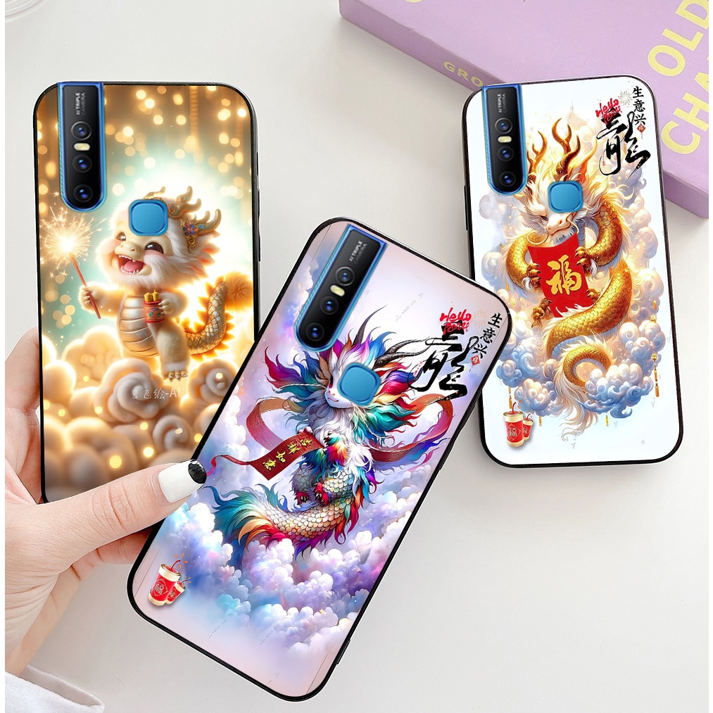 เคส Vivo v15 / vivo v15 pro พิมพ์ลายมังกรเด็กน่ารัก