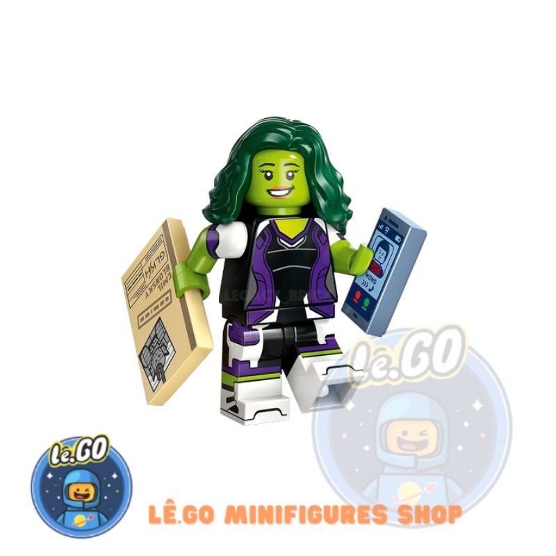[LEGO Minifiures ] ตัวละคร LEGO - She-Hulk [ Marvel Studio Series 2 ]