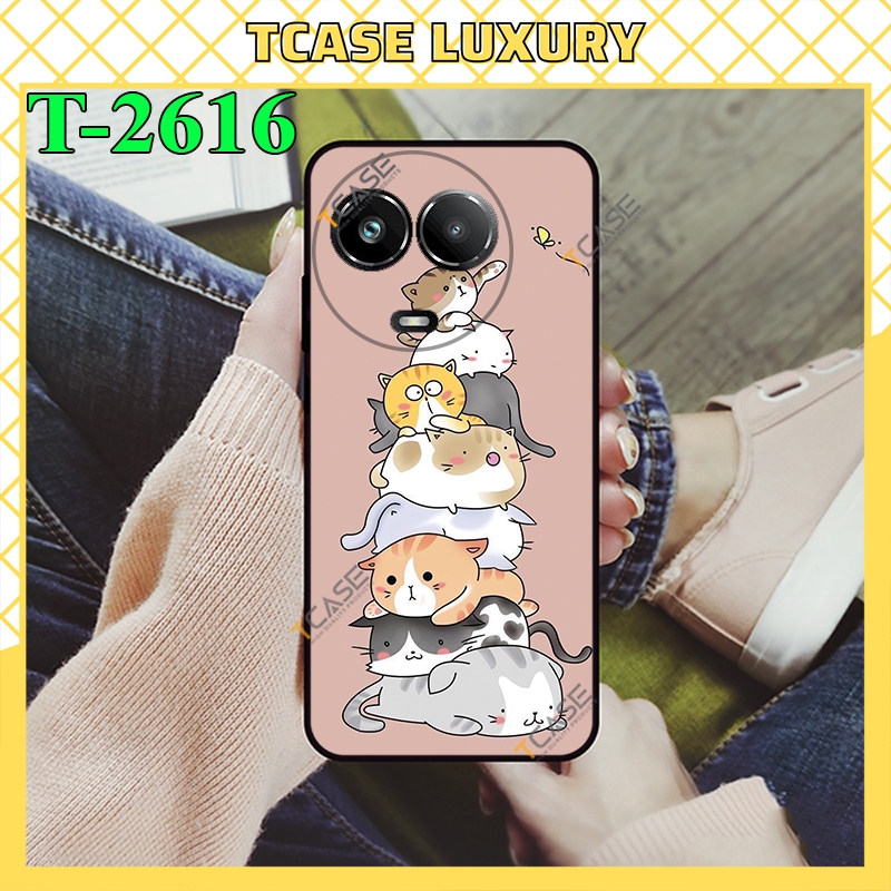 Realme 11 5G Case, Realme 11X Lucky Cat Print - Tcase Luxury