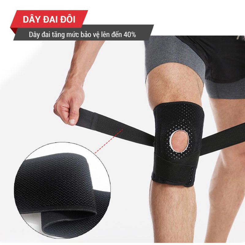 อุปกรณ์พยุงเข่า GoodFit GF512K อุปกรณ์ป้องกันเข่า