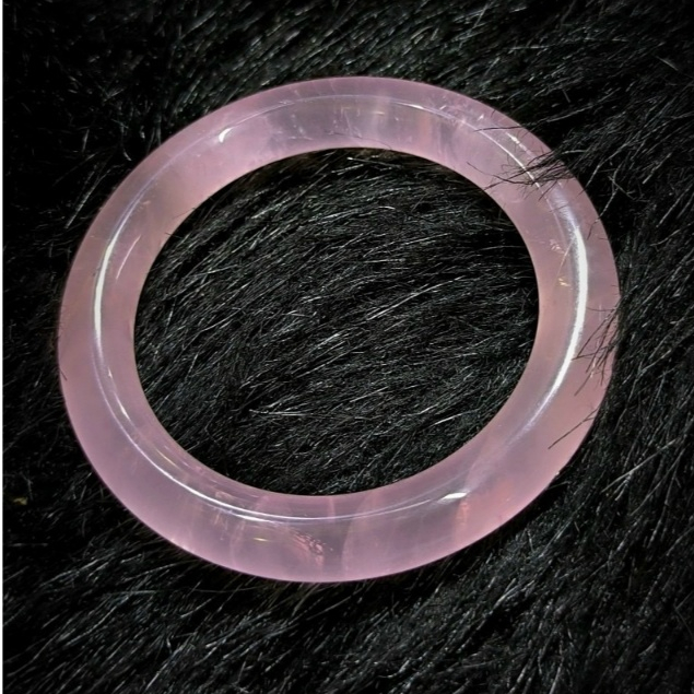 สร้อยข้อมือ Ta solid สีชมพูคุณภาพ Vip ขนาด 54-59mm ใหม่