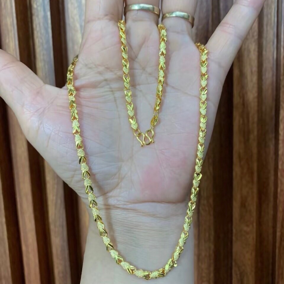 สร้อยคอโซ่ปลา 3 มม. เหมาะสําหรับผู้ชายและผู้หญิง สี 18 ทนทาน เงิน68 DTS1352