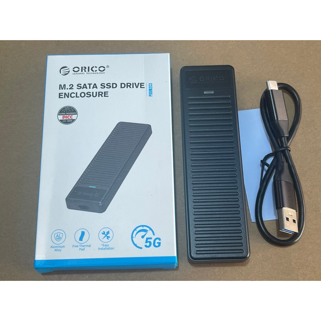 ขาย ORICO BOX READ M2 SATA SSD HARD DRIVE พร้อม 512G SSD สินค้าใหม่ของแท้