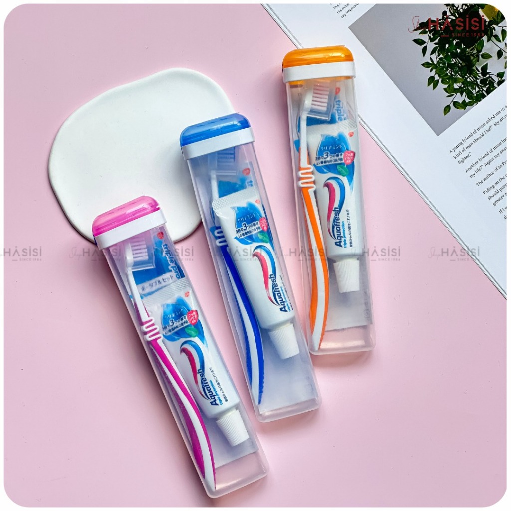 ชุดยาสีฟัน + แปรงสีฟัน AQUAFRESH ( สี )